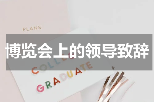 博览会上的领导致辞