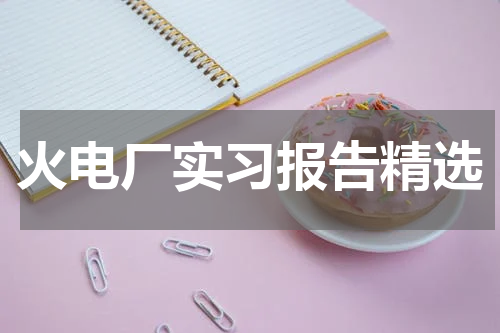 火电厂实习报告精选