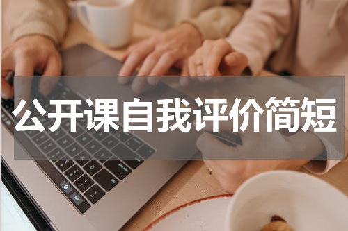 公开课自我评价简短