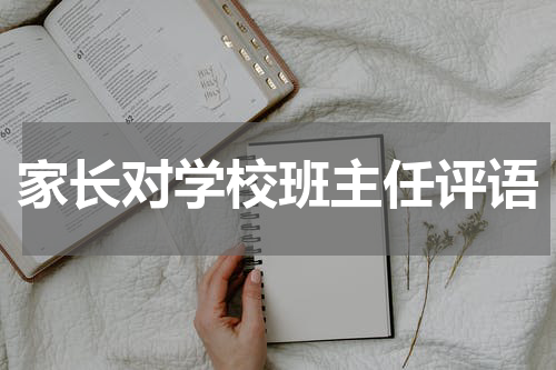 家长对学校班主任评语