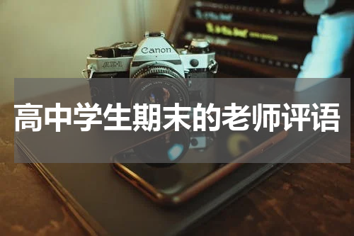 高中学生期末的老师评语