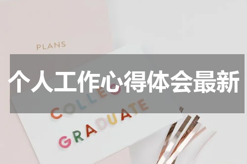 个人工作心得体会最新