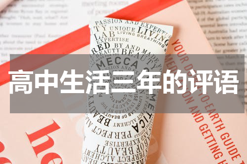 高中生活三年的评语