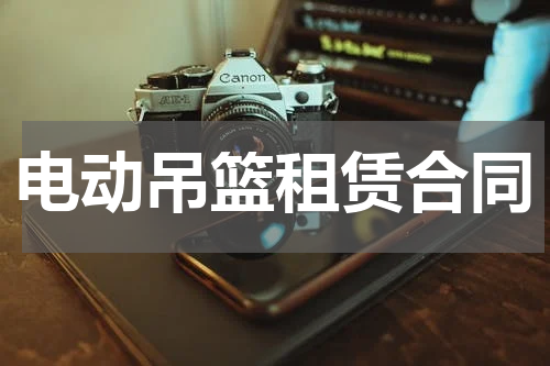 电动吊篮租赁合同