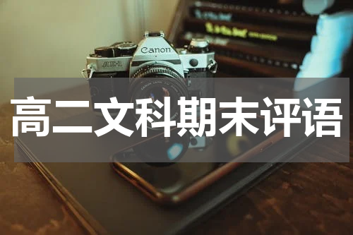 高二文科期末评语