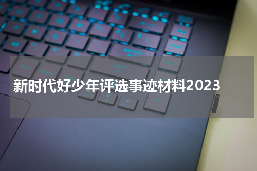 新时代好少年评选事迹材料2023