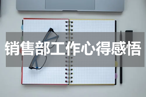 销售部工作心得感悟