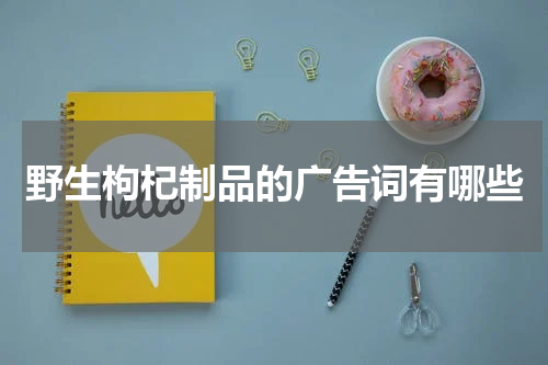 野生枸杞制品的广告词有哪些