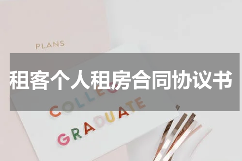 租客个人租房合同协议书