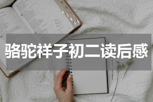 骆驼祥子初二读后感