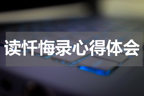 读忏悔录心得体会