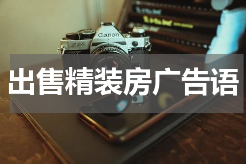 出售精装房广告语