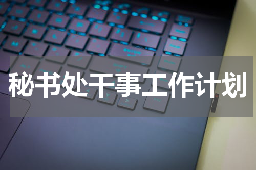 秘书处干事工作计划