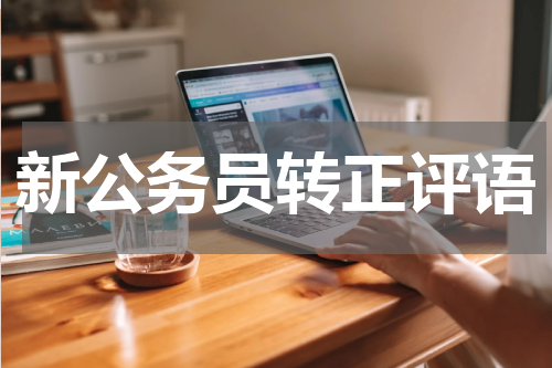 新公务员转正评语