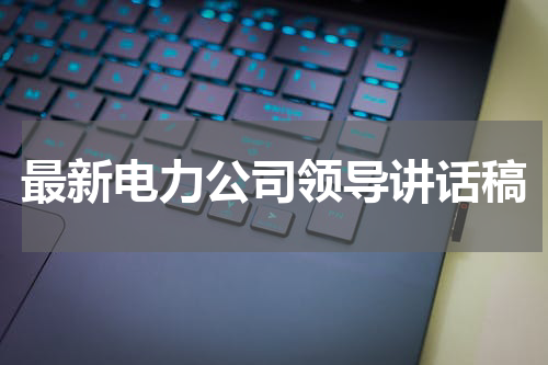最新电力公司领导讲话稿