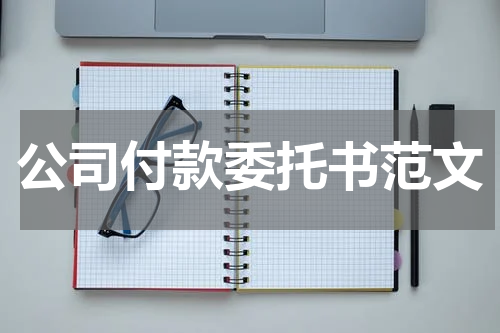 公司付款委托书范文