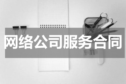 网络公司服务合同
