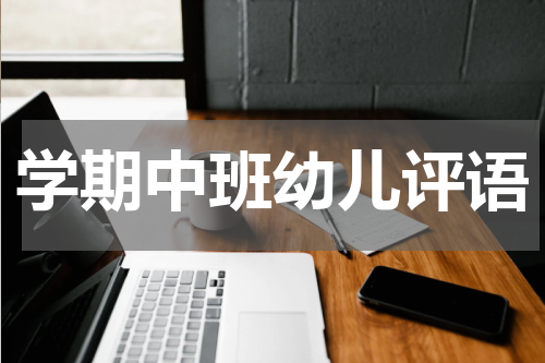 学期中班幼儿评语