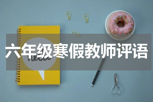 六年级寒假教师评语