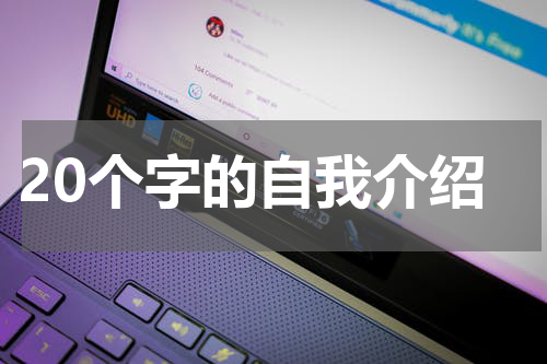 20个字的自我介绍
