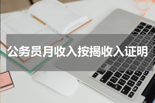 公务员月收入按揭收入证明