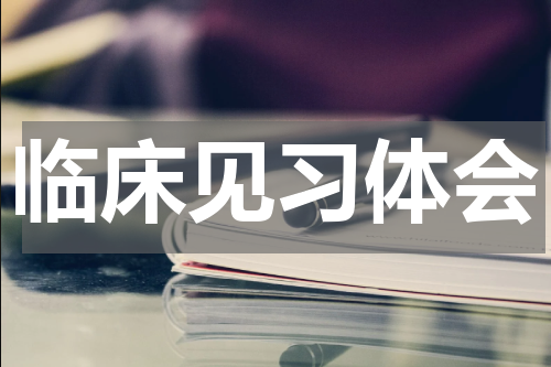 临床见习体会