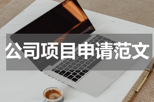 公司项目申请范文