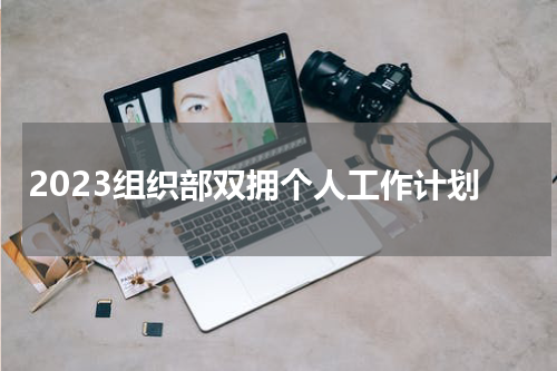 2023组织部双拥个人工作计划