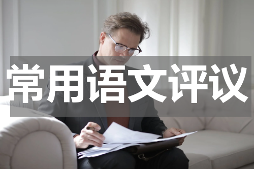 常用语文评议