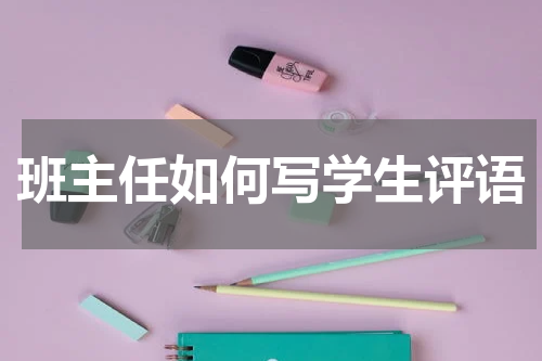 班主任如何写学生评语