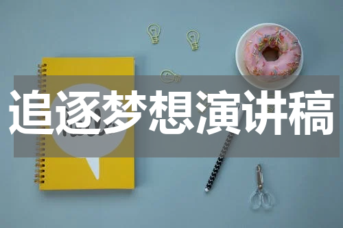 追逐梦想演讲稿