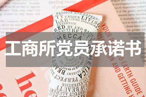 工商所党员承诺书