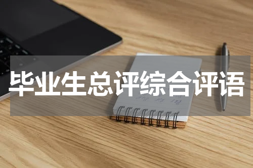 毕业生总评综合评语