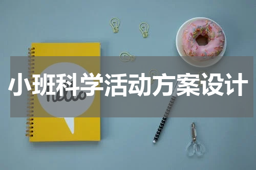 小班科学活动方案设计