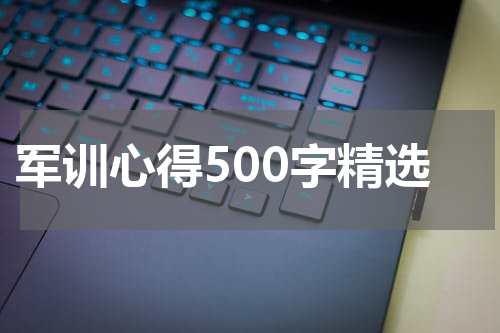 军训心得500字精选