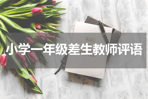 小学一年级差生教师评语