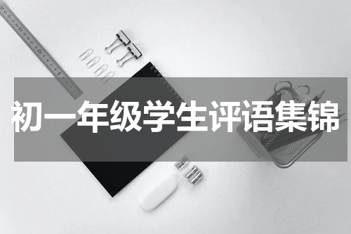 初一年级学生评语集锦