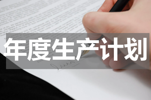 年度生产计划