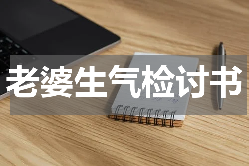 老婆生气检讨书