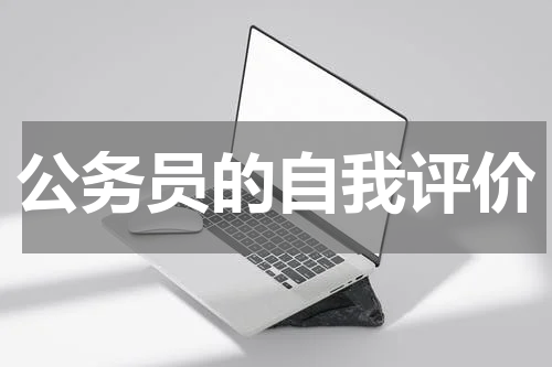 公务员的自我评价