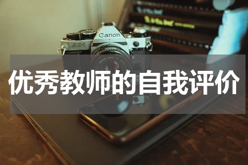 优秀教师的自我评价