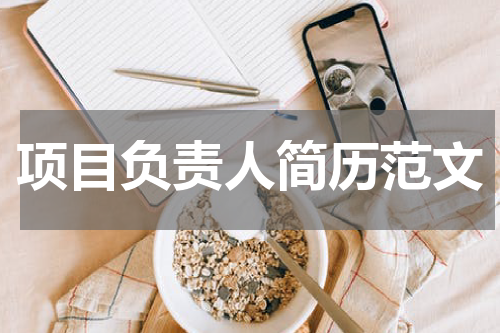 项目负责人简历范文