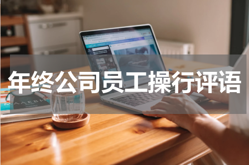 年终公司员工操行评语