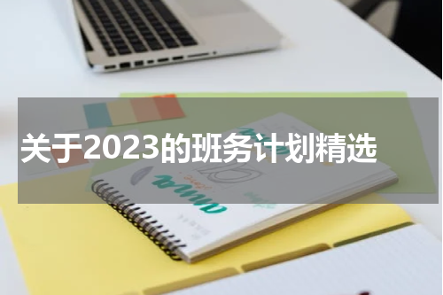 关于2023的班务计划精选