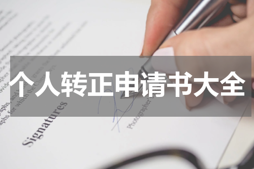 个人转正申请书大全
