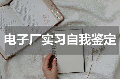 电子厂实习自我鉴定