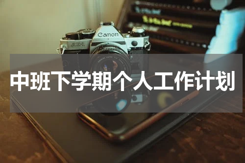 中班下学期个人工作计划