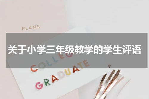 关于小学三年级教学的学生评语