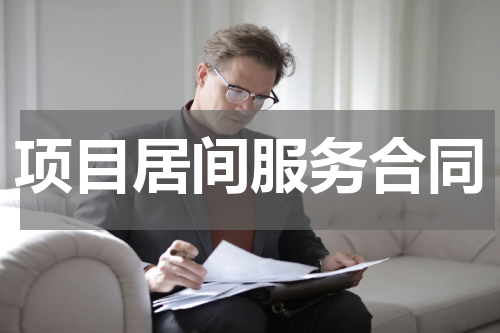 项目居间服务合同