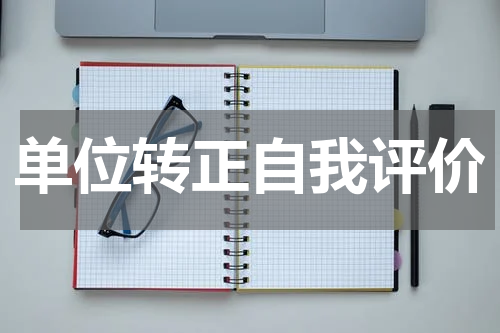 单位转正自我评价